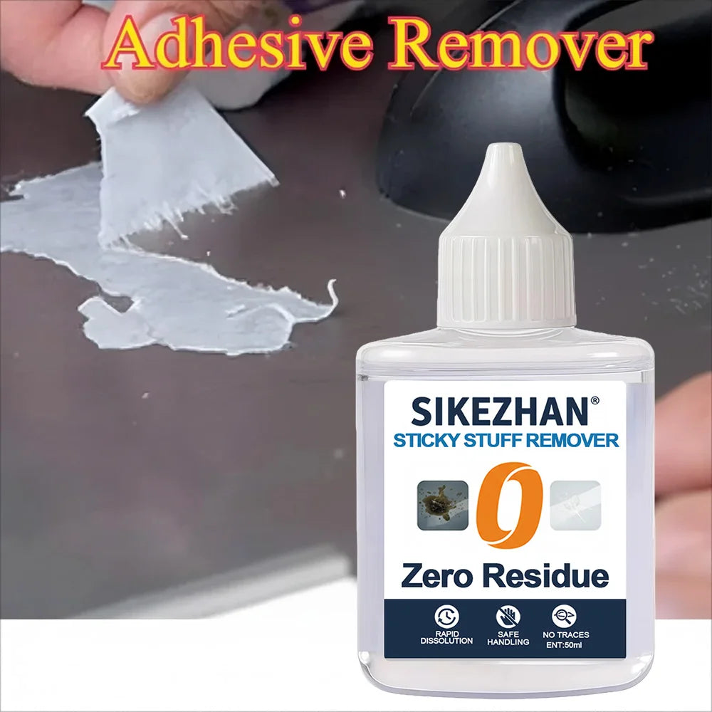 50ml All Purpose Adhesive Glue Remover Sticky Residued Remover Auto Car Sticker Car Glass Label Cleaner Adhesive Glue Removal Zpaxo