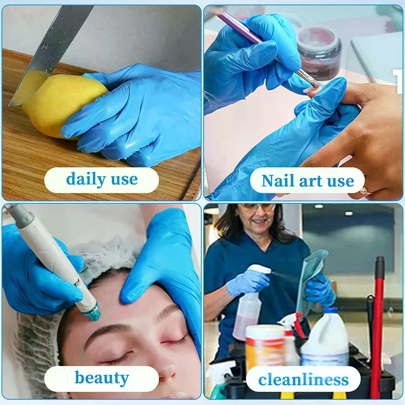 Disposable Nitrile Gloves Food Contact Thick Durable Suitable Strong Zpaxo
