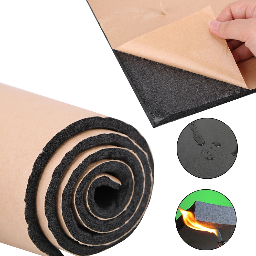 Car Sound Proofing Deadening Mat Truck Insulation Cotton Anti-noise 6