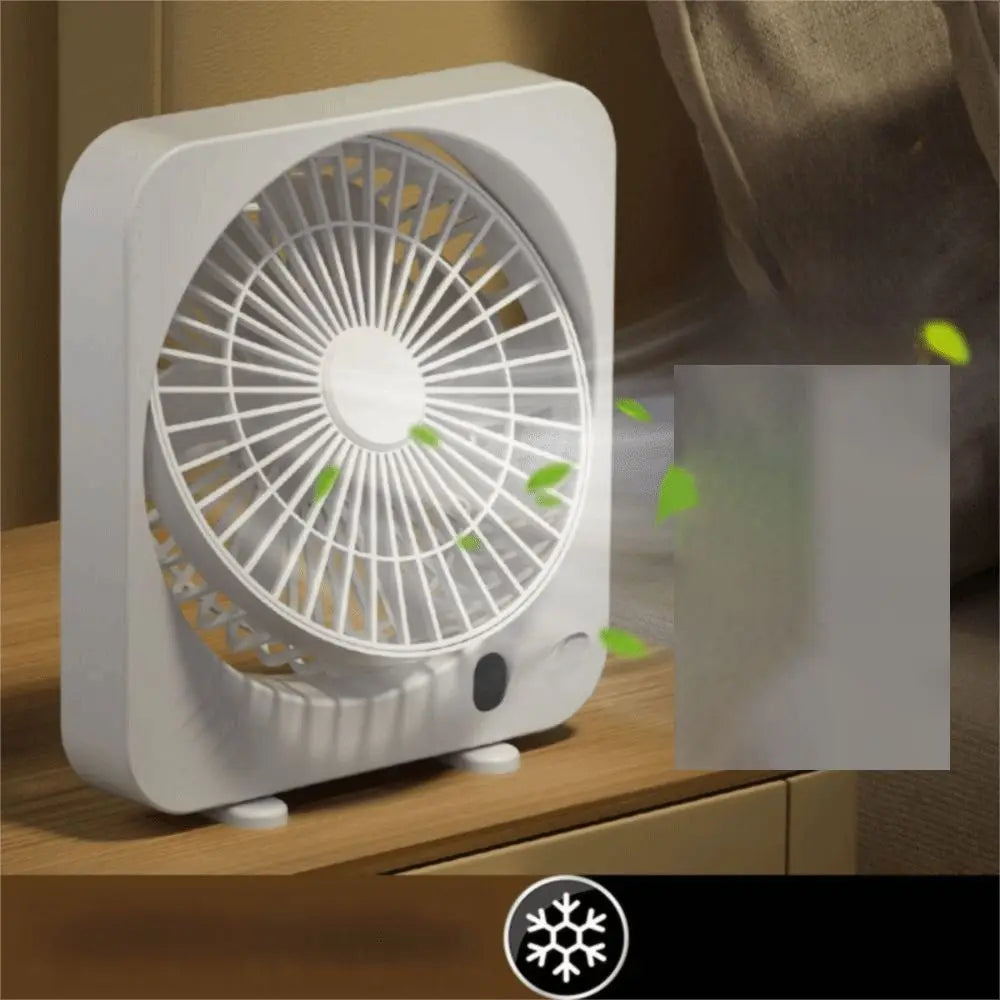 Quiet Operation LED Display Fan Built-in Battery 1000mAh Capacity Zpaxo