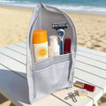 CMLarge Capacity PVC Cosmetic Bag Waterproof Space Saving Toothbrush