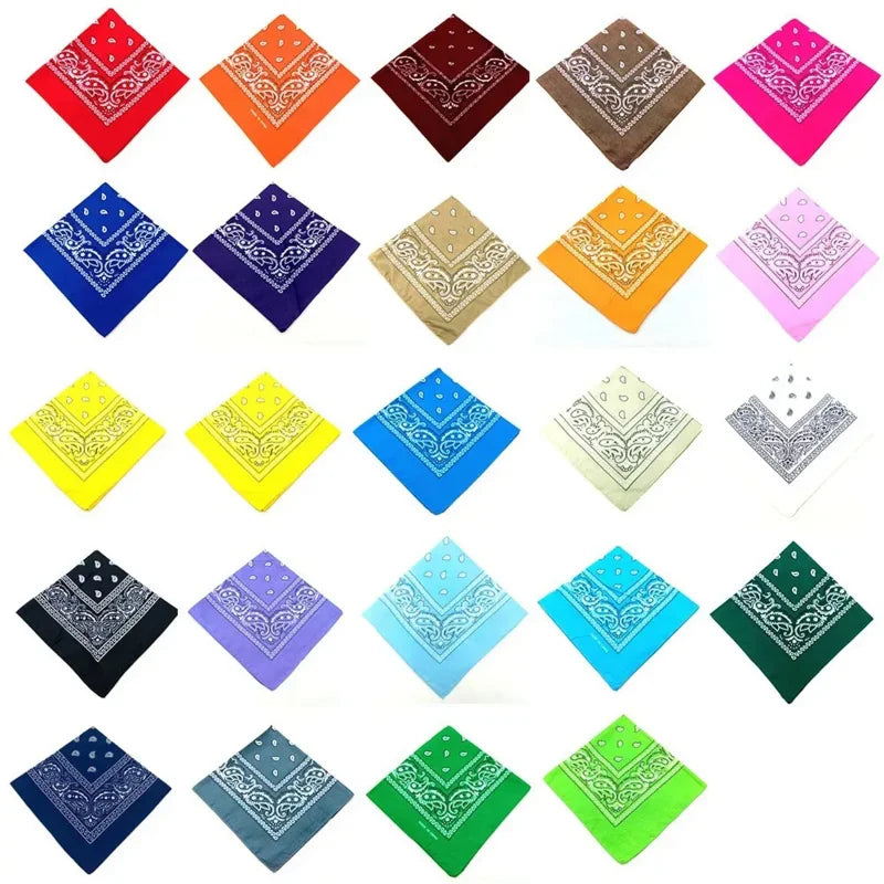 Hip Hop Bandana 23 Styles – Headband, Hair Scarf & Wrist Wrap