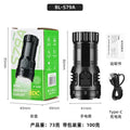 KDULIT 9 LED Mini Rechargeable Flashlight 1500LM Pocket Torch