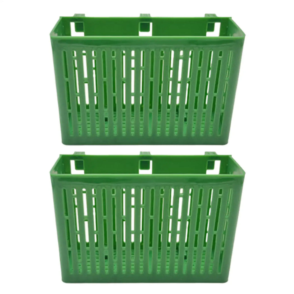 Aquarium Plant Stand Adsorbable Hydroponic Plant Storage Plastic Aquarium Square Hollow Storage Basket Fish Tank Decorations Zpaxo