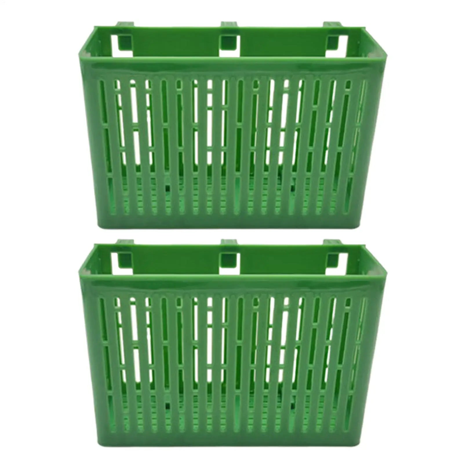 Aquarium Plant Stand Adsorbable Hydroponic Plant Storage Plastic Aquarium Square Hollow Storage Basket Fish Tank Decorations Zpaxo