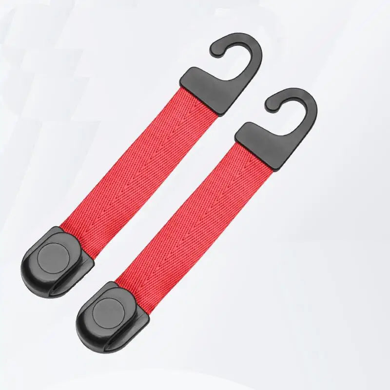 2-Pack Car Seat Webbing Hooks – Bag & Organizer Clip Hangers