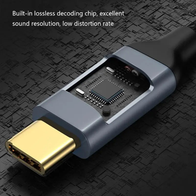 652F 1 5m Braided USB C 2RCA Stereos Sound Cord Phones Laptops Zpaxo