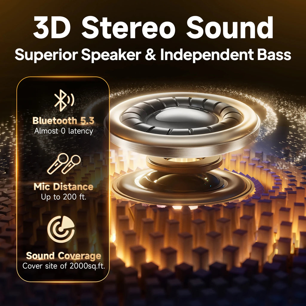 Tx06Karaoke Bluetooth Speaker Microphone High-power Karaoke Outdoor