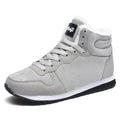 Women Boots Comfortable Winter Shoes Warm Sneakers Snow Waterproof Zpaxo Grey 38