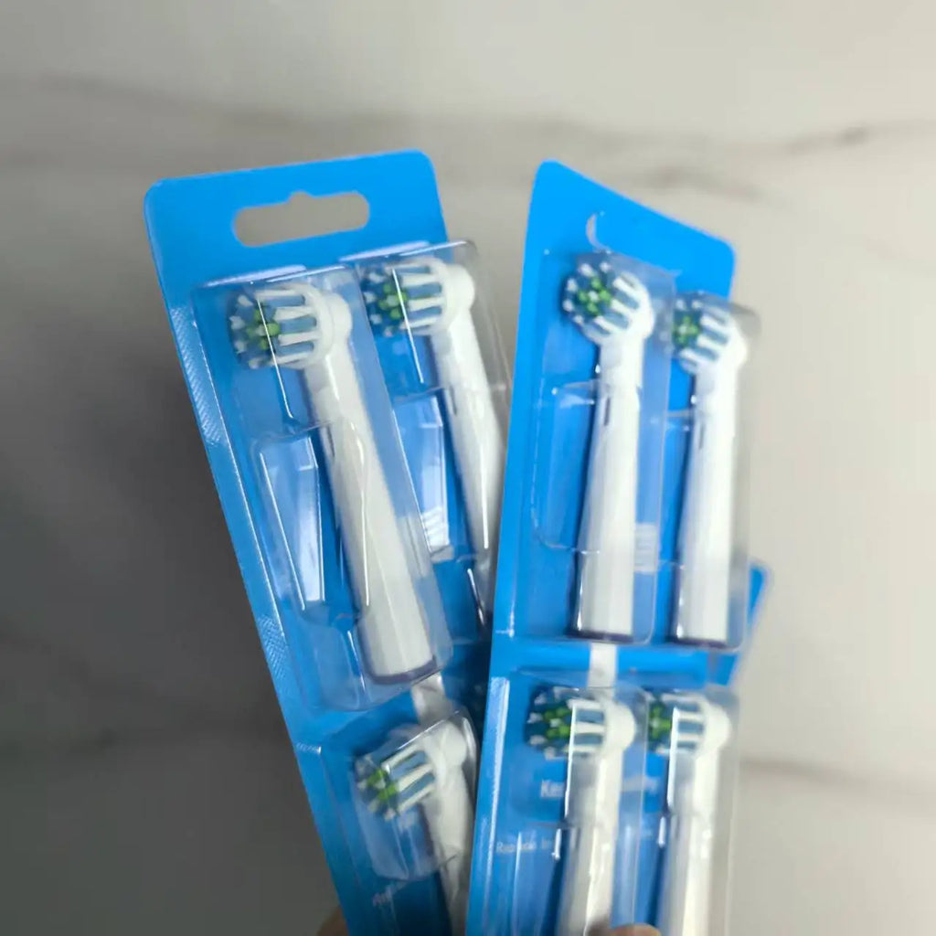 4 Electric Toothbrush Head Oral B Sensitive Replacement Brush Heads Zpaxo