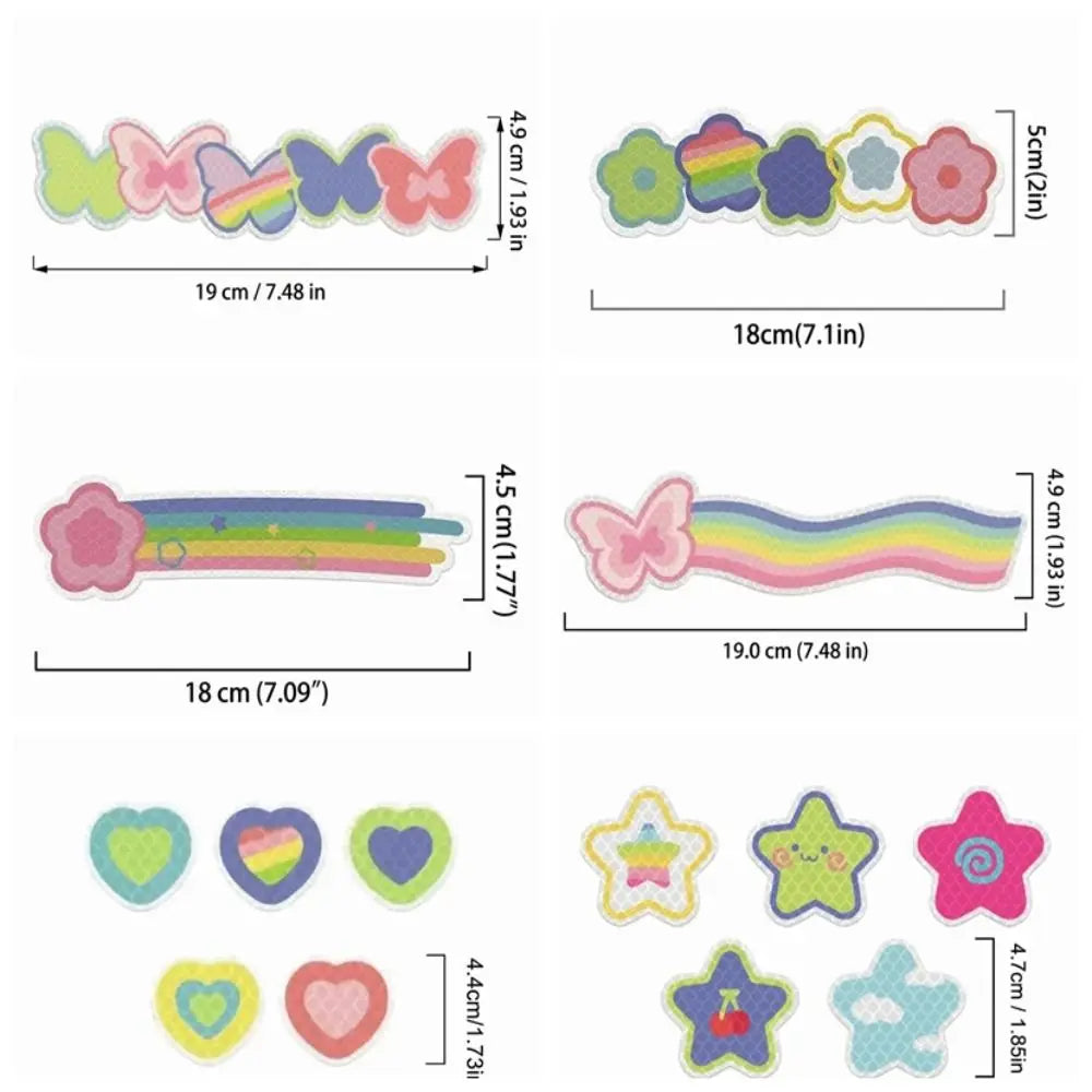 Bag Brightness Reflective Sticker Self-adhesive Excellent Reflection Zpaxo