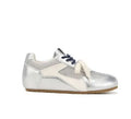 Multi-color Retro Casual Sneakers Women Suede Leather Upper Lace Up Zpaxo Silver 40 China Mainland