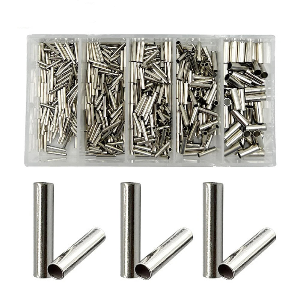 Fishing Crimp Sleeves Copper Tube Wire Pipe Carp Accessories Pesca