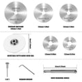 22-50 mm Circular Saw Blade Set & Pipe Cutting Positioner ABS Pipe Cutting Disc High Speed Steel Inside Plumbing Repairing Tools Zpaxo B 9PCS Set