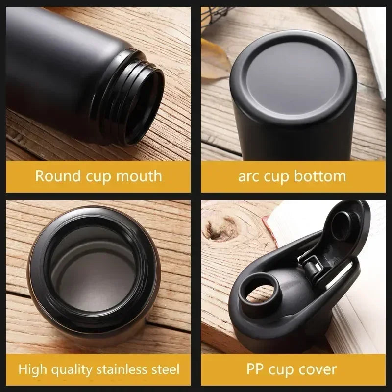Large Capacity Stainless Steel Sports Water Bottle Outdoors Camping