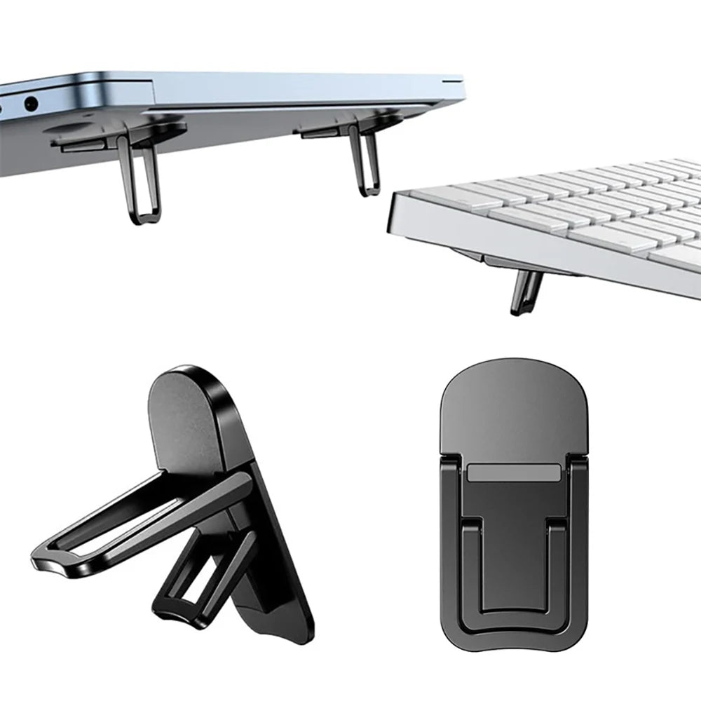 Mini Foldable Laptop Stand – Portable Self-Adhesive Riser Laptop Stand Zpaxo