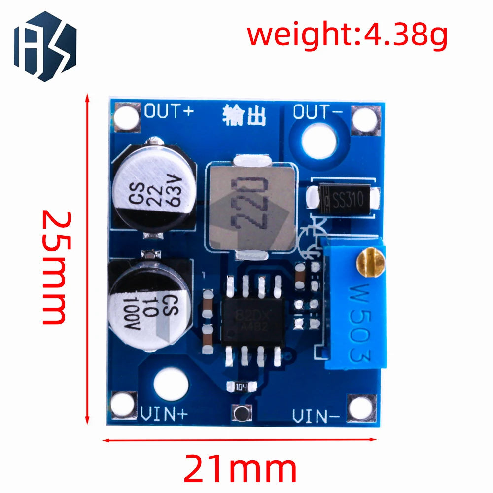 LX8015 DC-DC Adjustable Step-down Power Module Input 5-80V 1-62V 1 5A Zpaxo