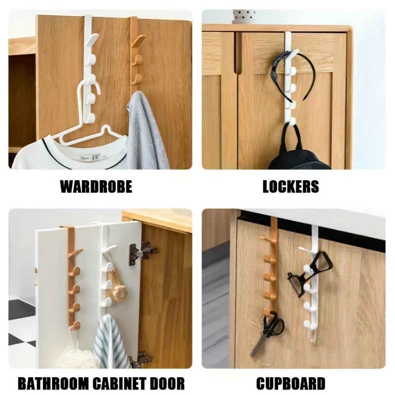 Over The Door Hooks for Hanging Towel Rack Coat Rack Purse Organizer for Closet Hooks The Door Hanger Hook Hat Organizer Zpaxo