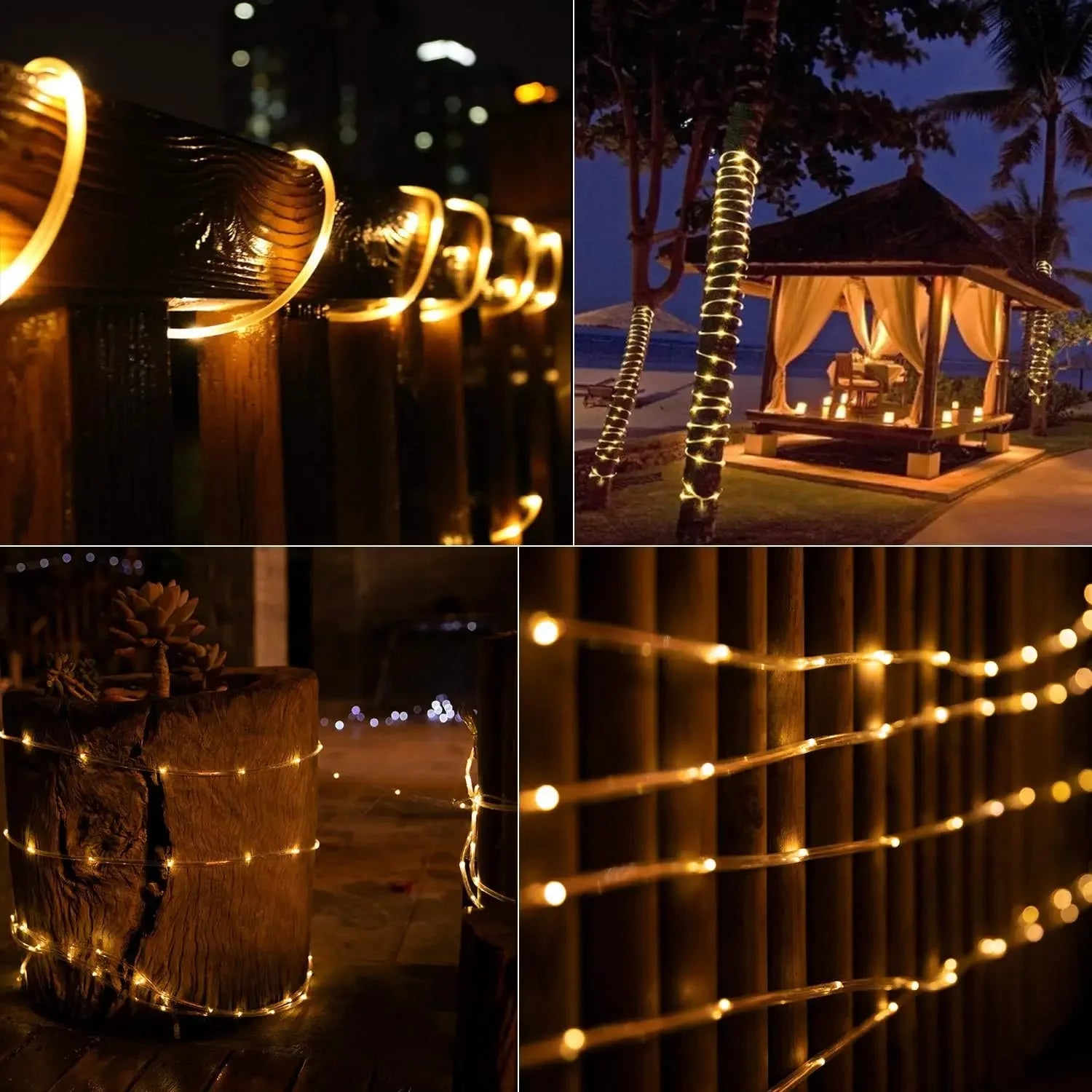 Solar LED String Fairy Lights 7M/12M – Outdoor Waterproof Garden Solar String Lights Zpaxo