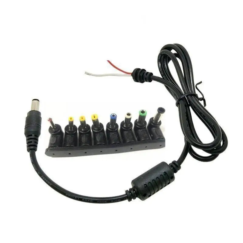 652F USB to DC5521 5.5x2.1mm Power Cord with 8 Connectors for IT Professionals and Zpaxo
