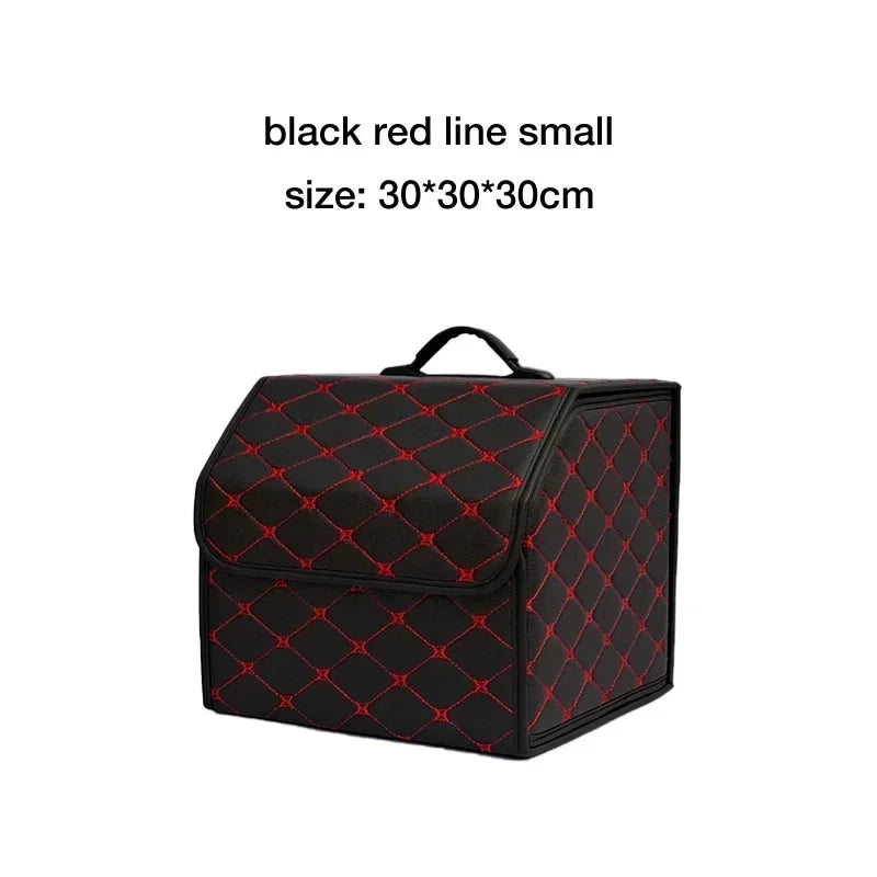 Multipurpose Collapsible Car Trunk Storage Organizer With Lid Portable Car Storage Bag Car Trunk Organizer Zpaxo Red S
