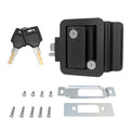 Black 2 Keys RV Door Lock Anti Theft Easy Install Camper Replacement Zpaxo black