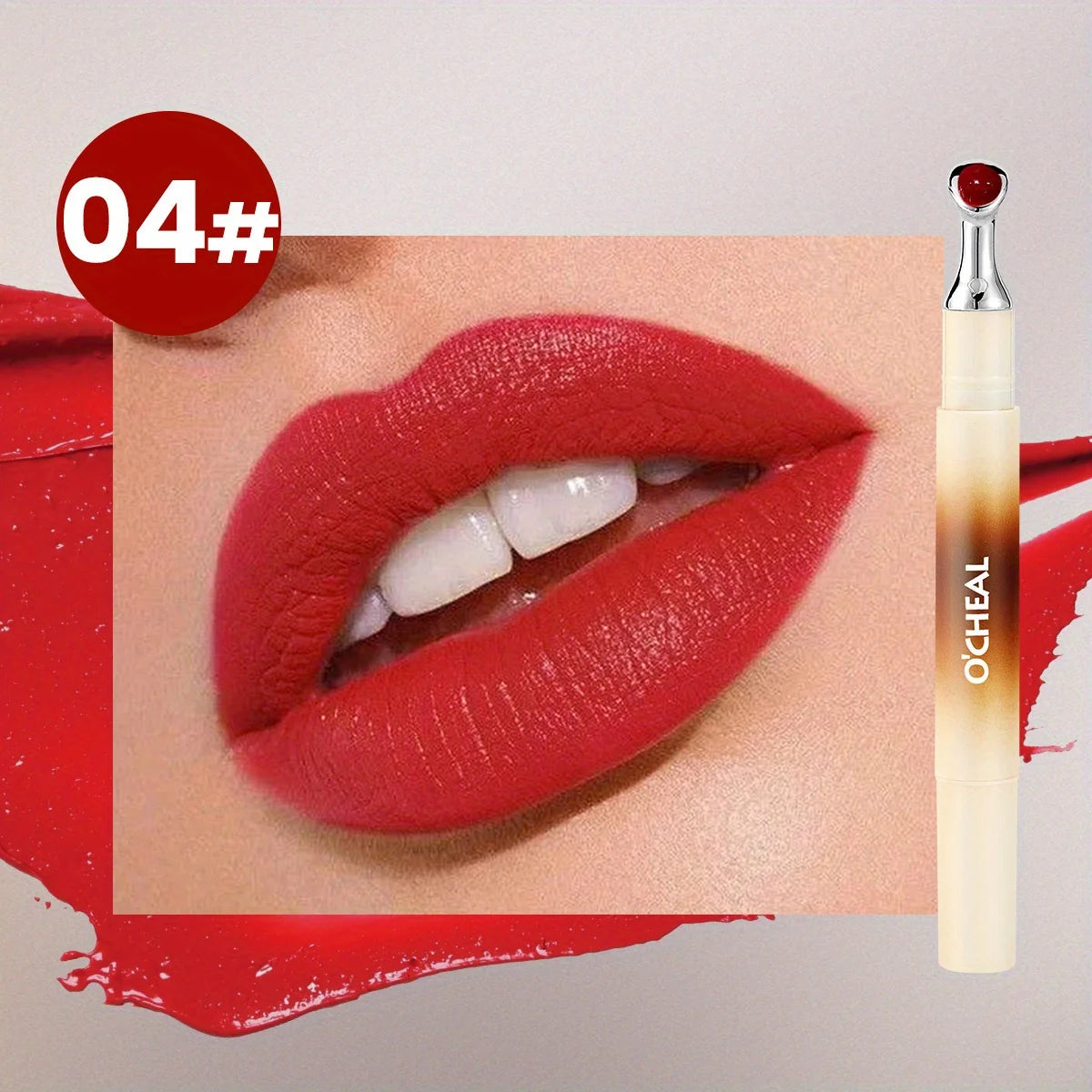 Air lip powder, matte lip glaze, lipstick, white lip mud, not easy to stick to the cup lip cream Zpaxo 04