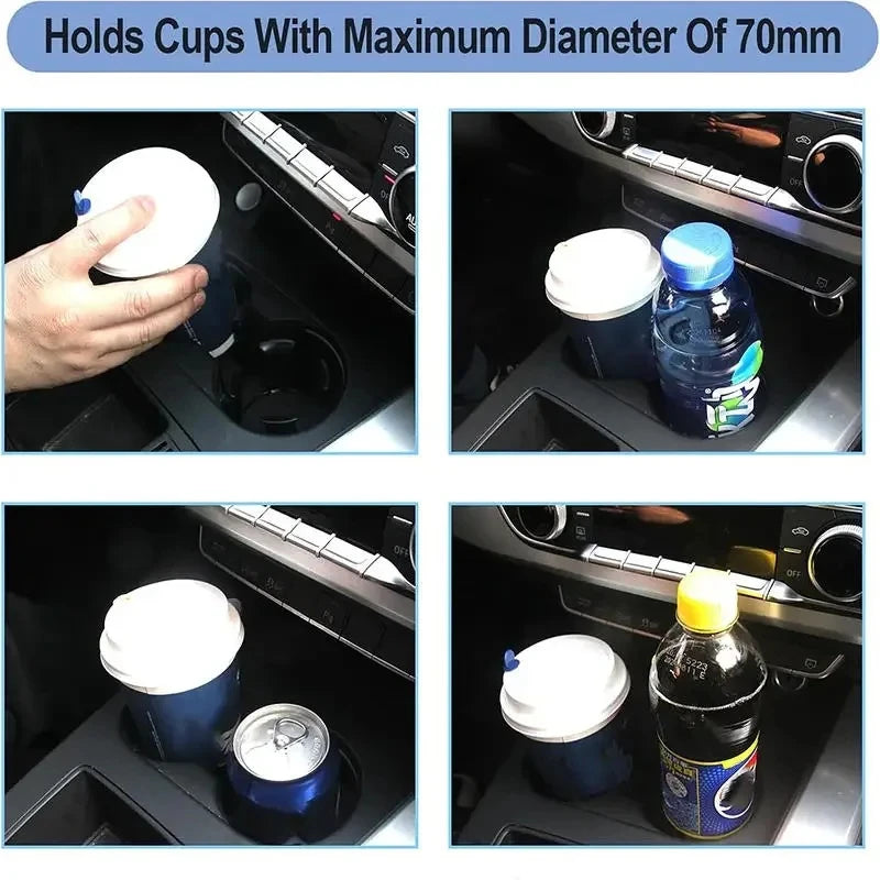 Black Car Cup Holder Insert – Ashtray & Aromatherapy Purifier Car Cup Holder Insert Zpaxo