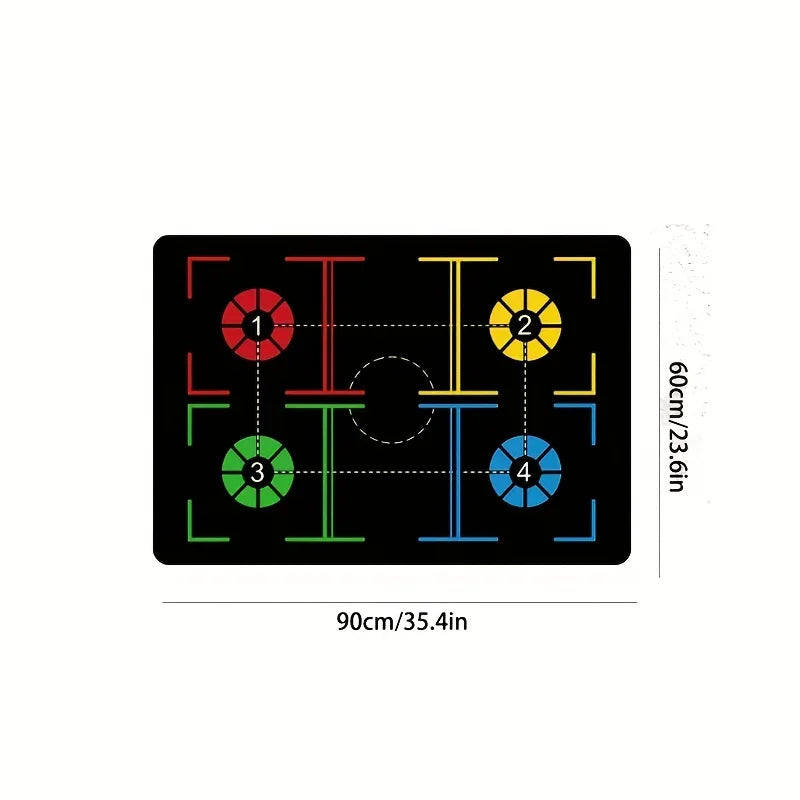 Indoor Basketball Dribble Training Mat – Anti-Slip & Soundproof