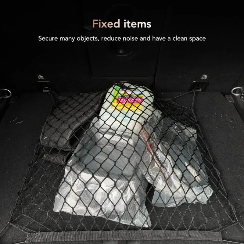 Nylon Car Rear Cargo Net Trunk Storage Zpaxo