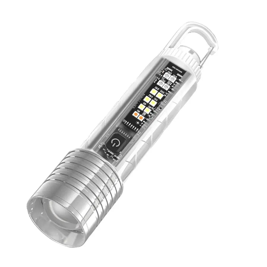 POCKETMAN 3800LM LED Flashlight – 8 Modes & COB Side Light