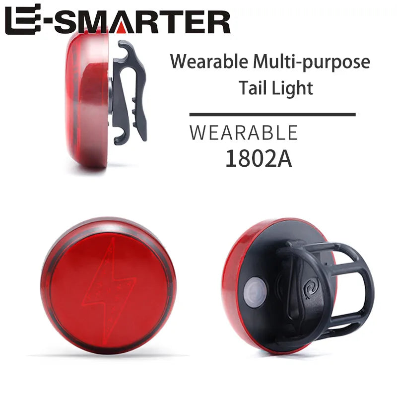 Rechargeable Bicycle Taillight – LED Safety Warning Light | ESMARTER