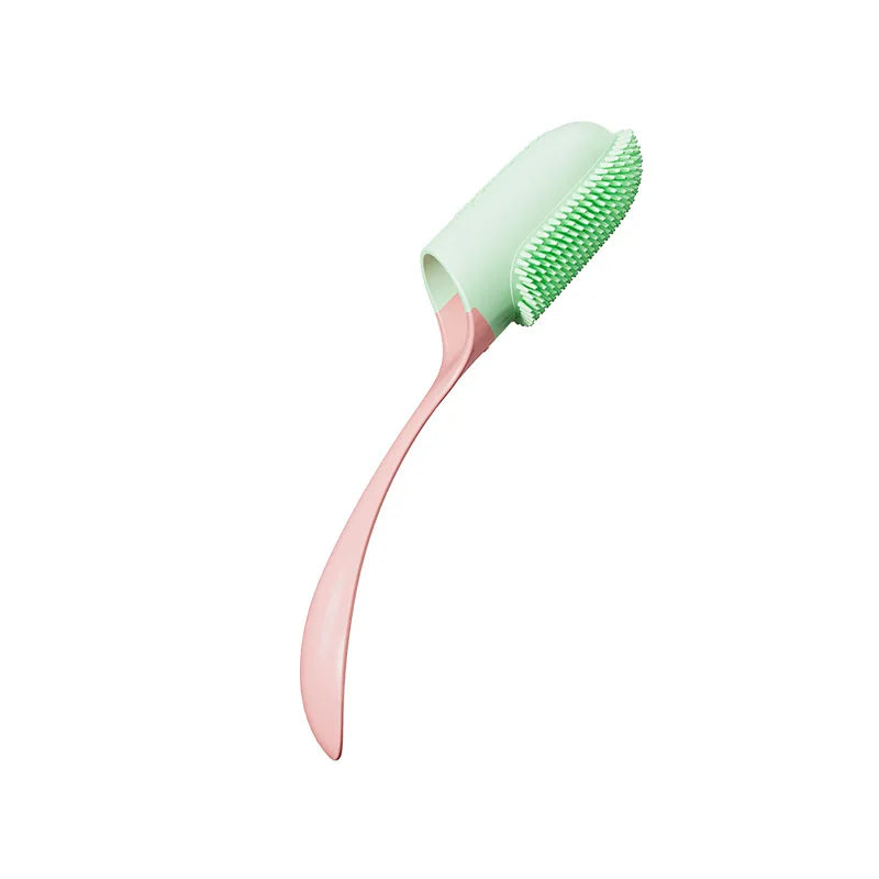 Dog Toothbrush Cleaning Finger Dogs Food Grade Silicone Cats Dental Zpaxo Pink