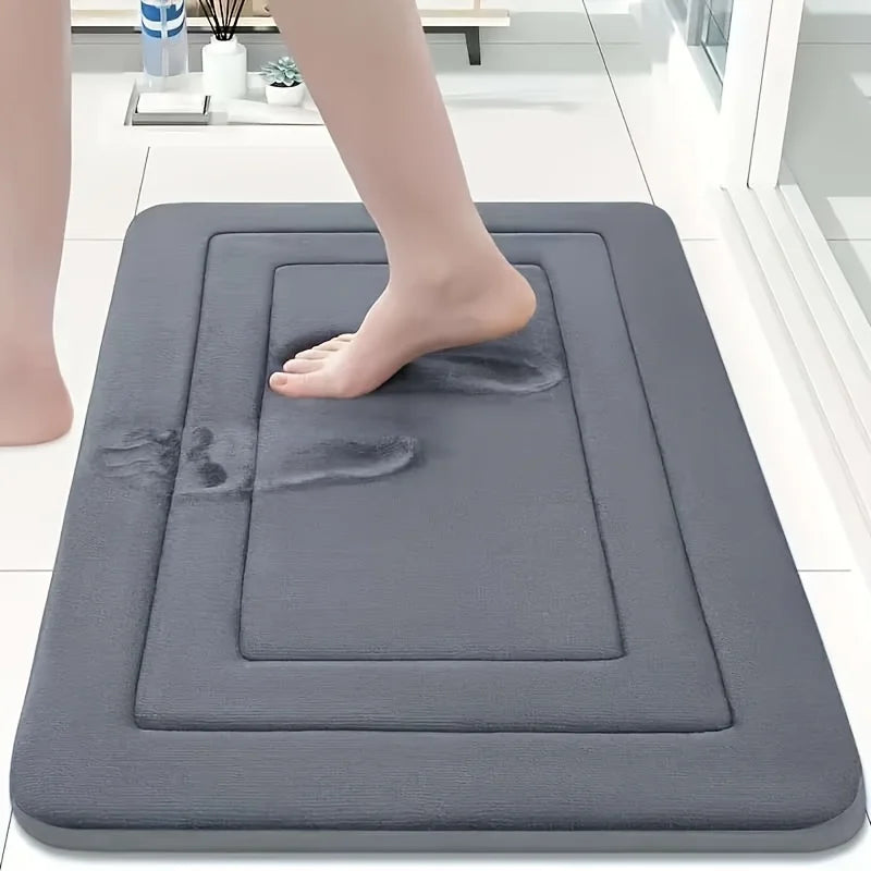 Plush Water-absorbent Soft Floor Mat/Suitable for Multiple Scenarios/Including Bathrooms, Bedrooms, and Living Rooms Zpaxo