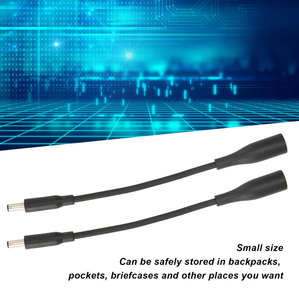4pcs DC 7.4x5.0mm to 4.5x3.0mm Adapter Cable Plug and Play DC Power Converter Cable Tip Adapter Converter Cable for Dell Laptop Zpaxo