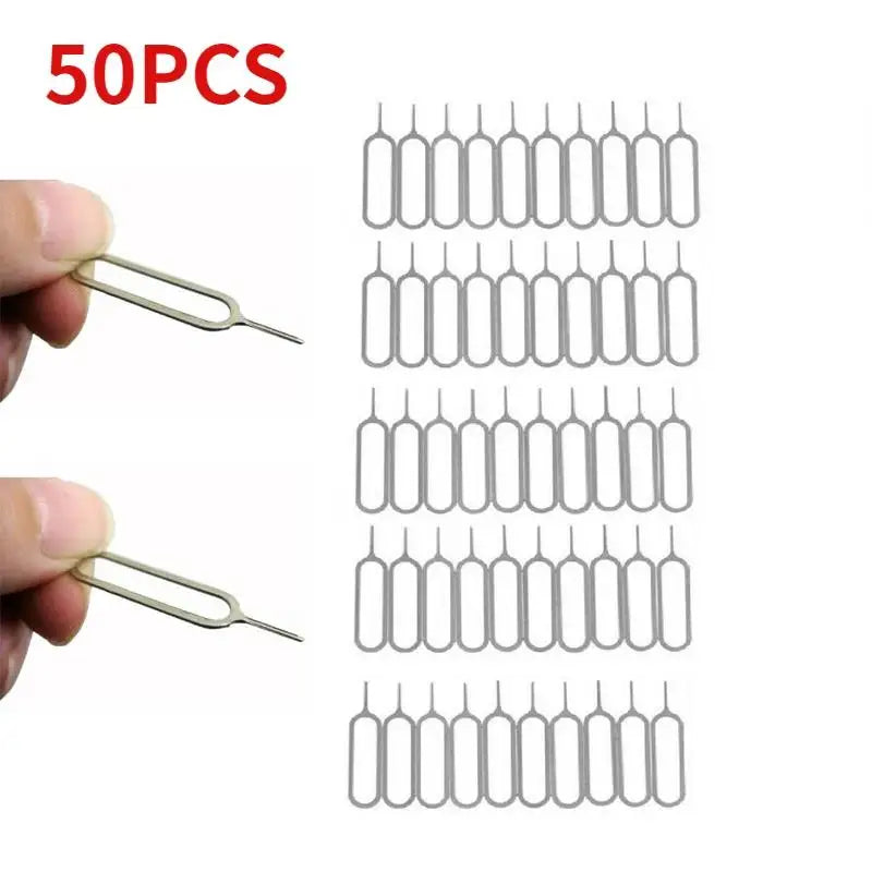 1 10 50 Universal Anti-lost Sim Card Pin Eject Needle Remover Iphone Zpaxo 50PCS