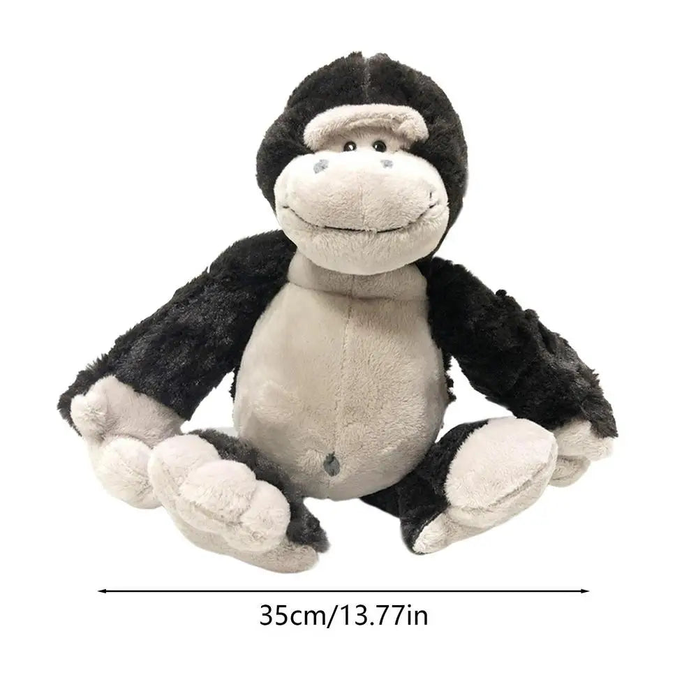 Jungle Animal Plush Toys Stuffed Lion Elephant Giraffe Soft Plush Dolls for Kids Cute Animal Plush Toys Children Birthday Gift Zpaxo Chimpanzees 35cm United States