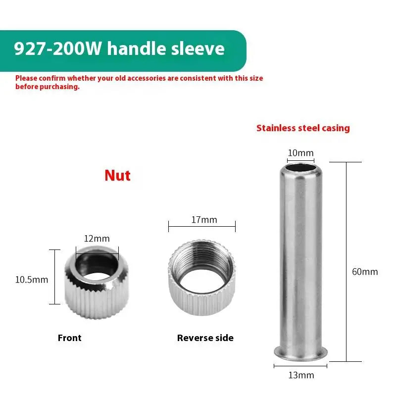 Adapter Socket Casing Solder Station Nozzle Sleeve Welding Zpaxo 927 200W