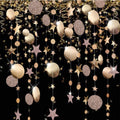 Glitter Silver Circle Dot Garland Banner Streamer Baby Shower Kids