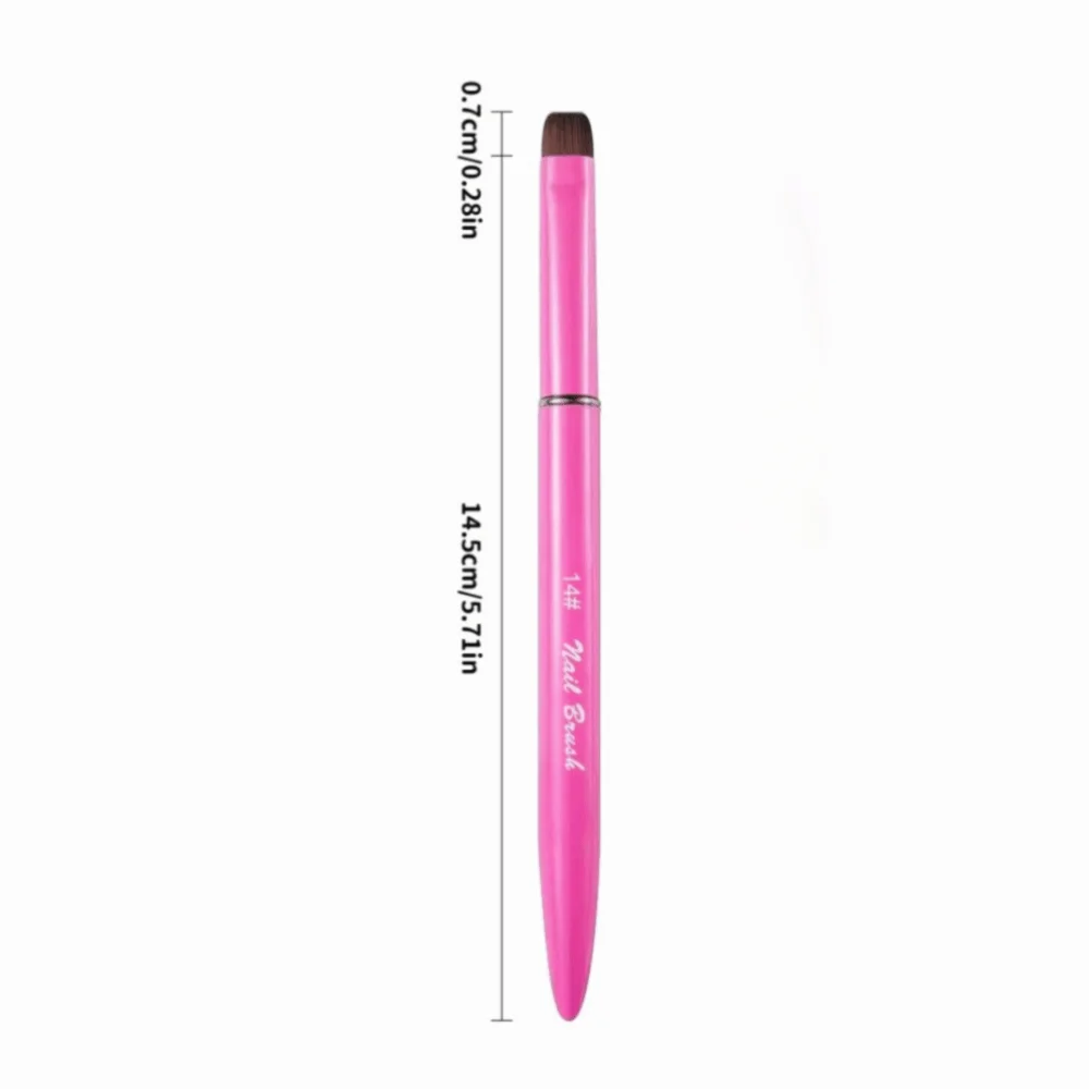 New 3 in 1 Nail Art Brush Multi-Function Cleaning Gel Nail Brush Handle Drawing Nail Brush Nail Artists Zpaxo