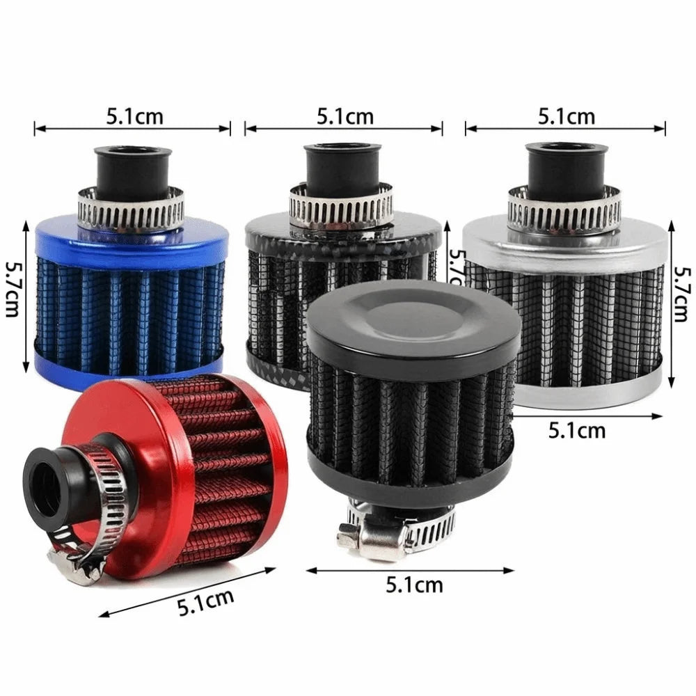 Small Universal Air Filter Lightweight Flow Mushroom Head Fit Easy Zpaxo