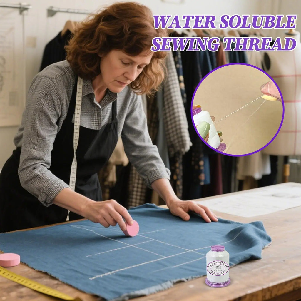Sewing Machine Thread 1492 7ft Water Soluble Spool Dissolvable String