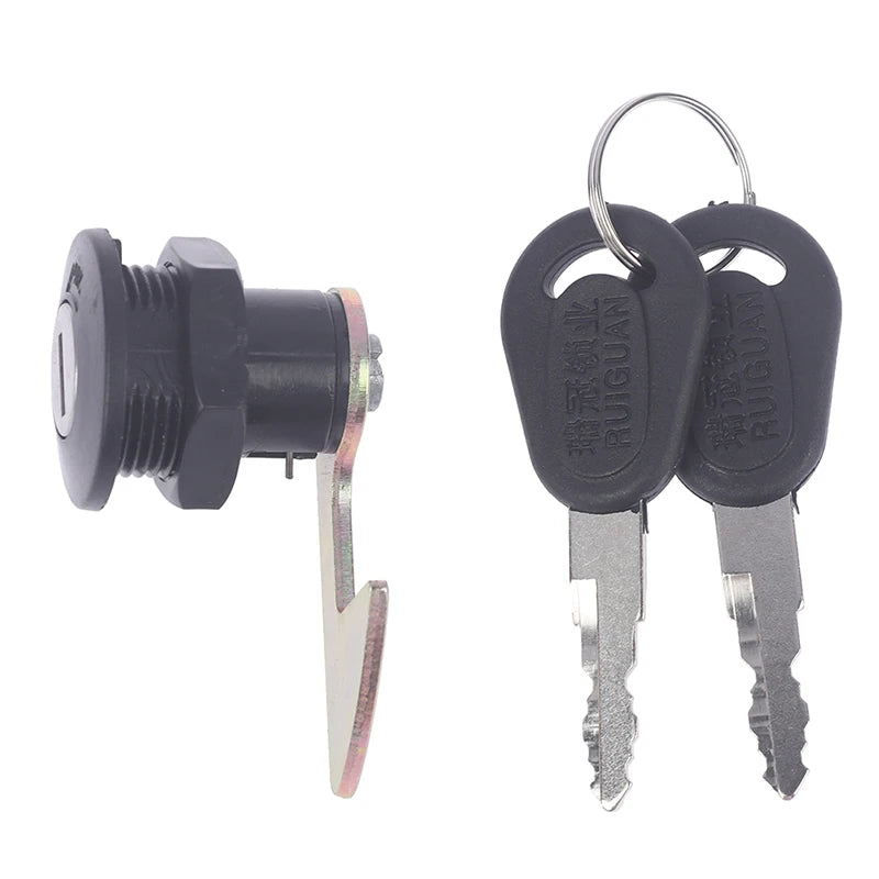 Motorcycle Scooter Rear Trunk Box Lock with 2 Keys – Metal