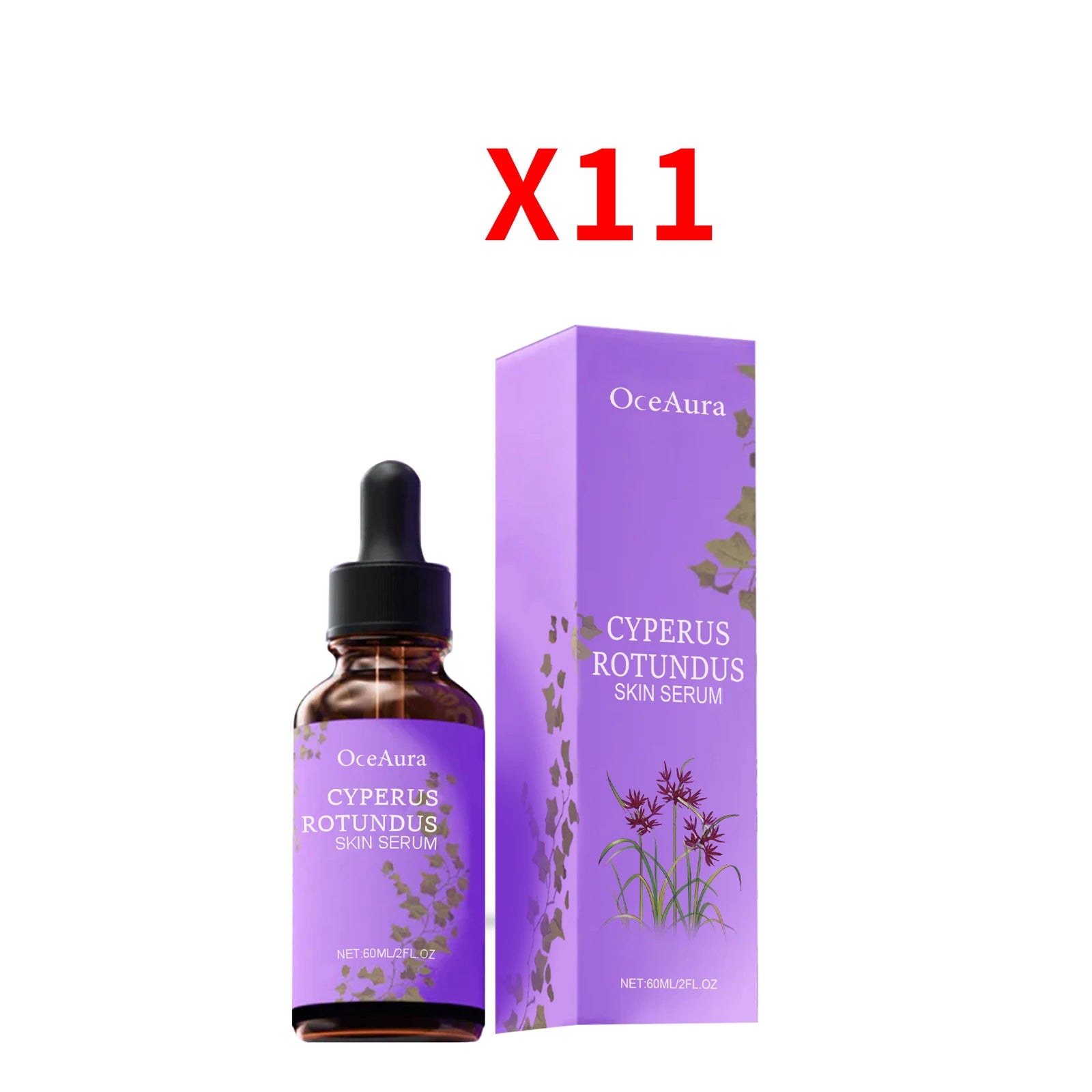 Cyperus Rotundus Hair Growth Inhibitor Serum | OceAura 60ml Hair Growth Inhibitor Serum Zpaxo 660ml boxed
