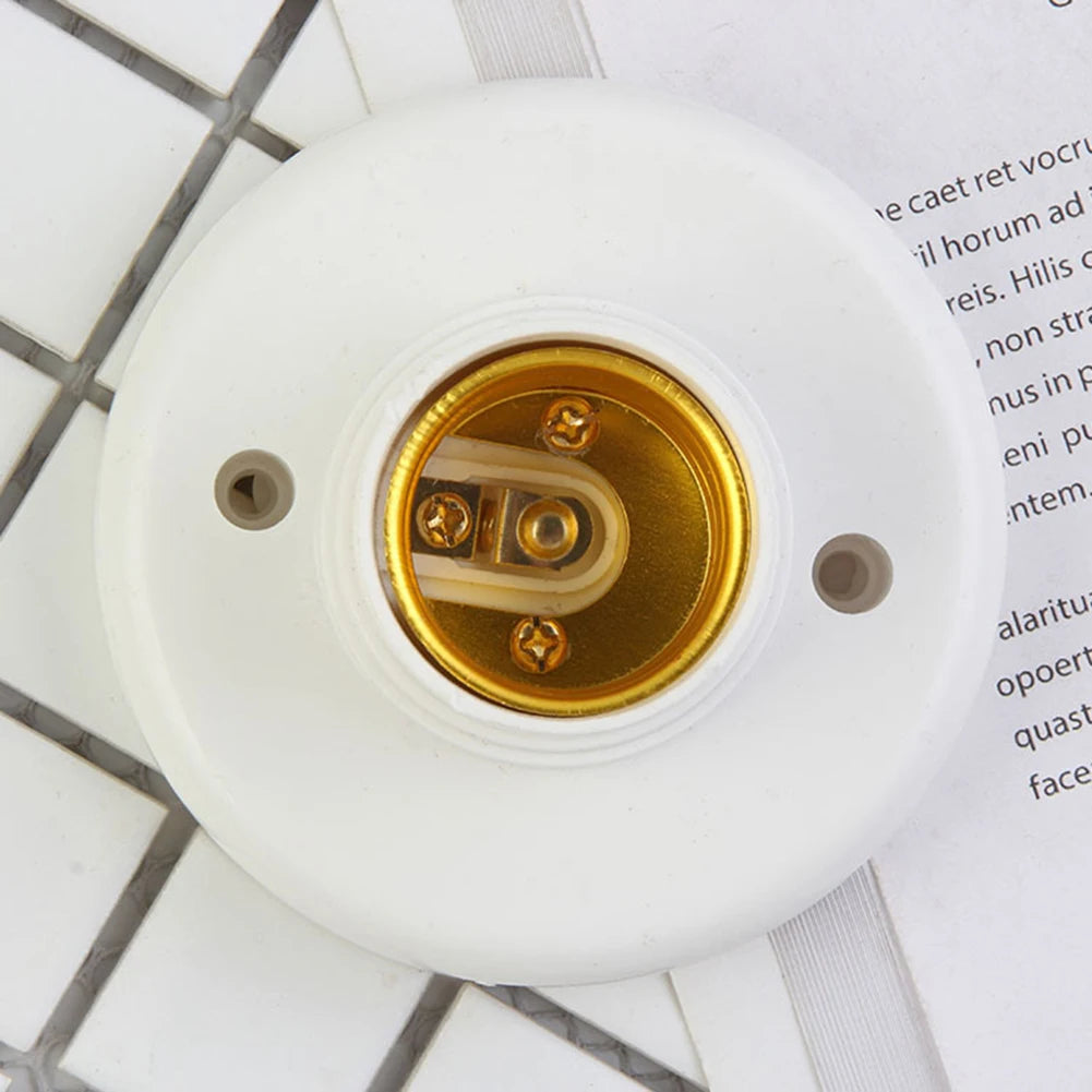 220V E27 Screw Cap Socket Ceiling Light Fixing Base Adapter Bulb