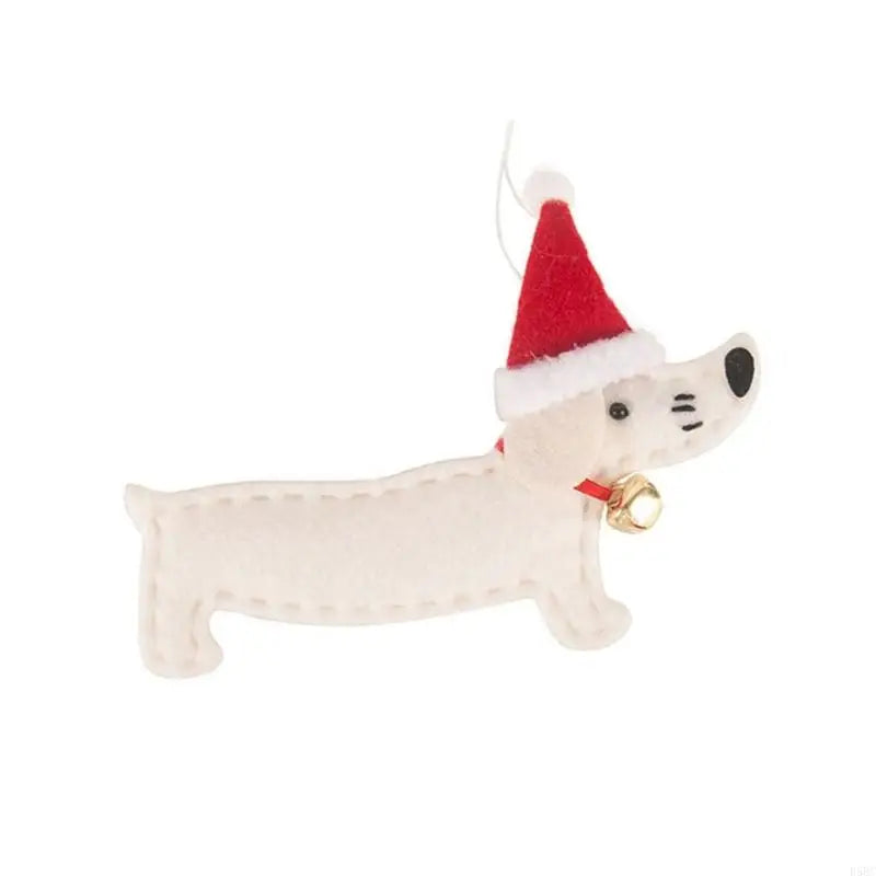 Festival Dog Shaped Ornament Holiday Decoration Safe Family Friendly