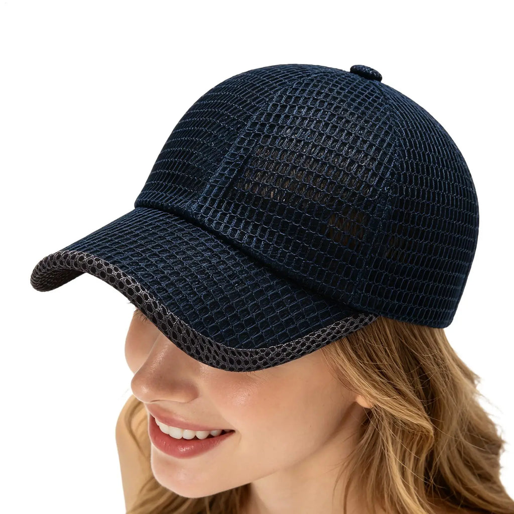 Mesh Baseball Caps Breathable Summer Caps Dad Hat Outdoor Fishing Hats for Men Women Outdoor Sports Hiking Walking sport Hats Zpaxo