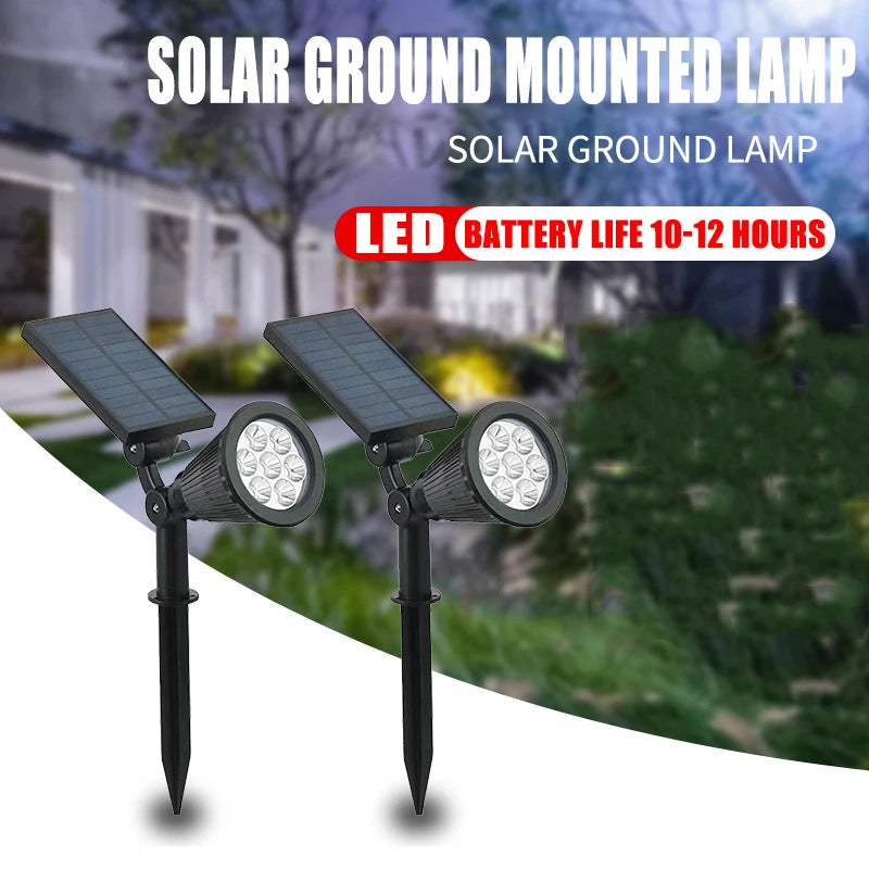 KDULIT Solar Spotlight – IP65 Waterproof Outdoor Garden Light