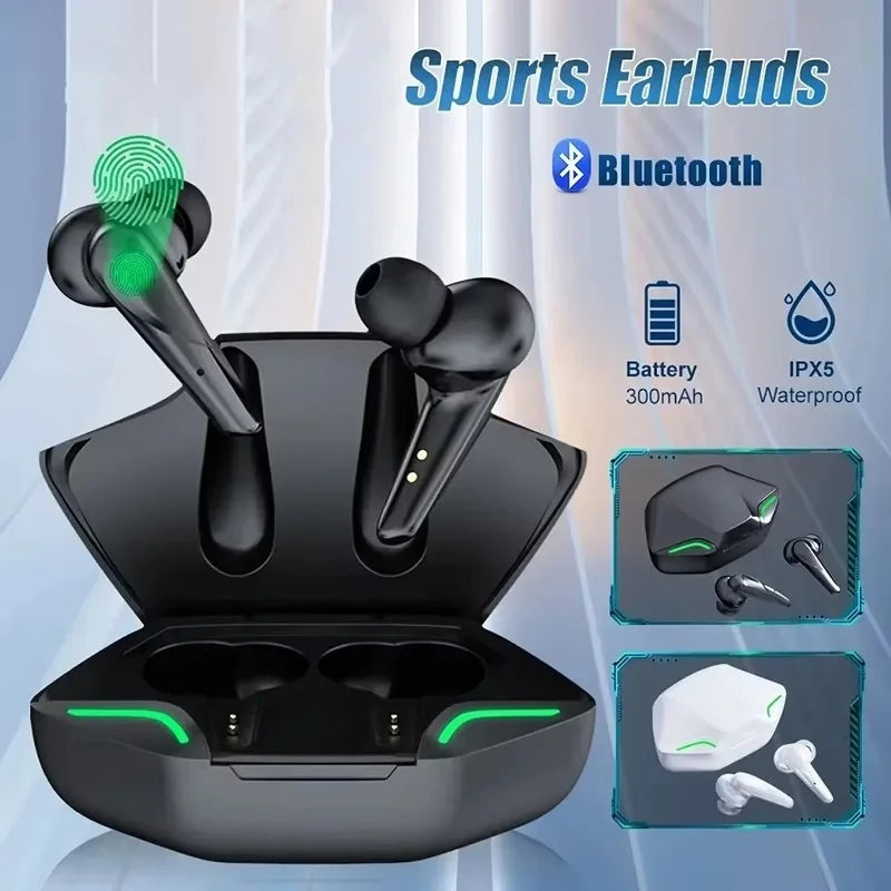 Bluetooth Headset Wireless Earbuds With Microphone Stereo Bass Clear Voice Call Control For Smart Phone Mobile Phone Music Calls Zpaxo