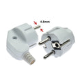 EU Plug Male Replacement AC Outlets Rewireable 16A Adapter Electeic